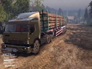 Скачать мод грузовик Kamaz-5410J для Spintires 2014