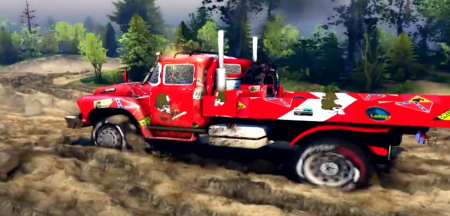 Скачать мод грузовик ЗиЛ-130 4x4 автокросс для Spintires 2014