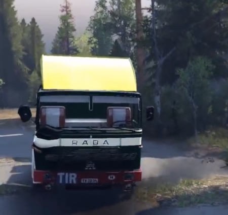 Скачать мод грузовик Raba MAN v2 для SPIN TIRES 2014