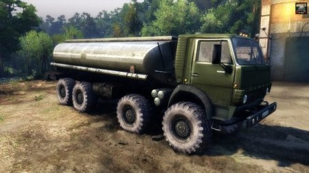 Скачать мод грузовик KAMAZ-6350 MUSTANG V1.0 – SPIN TIRES 2014