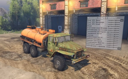Скачать мод грузовик Урал-375 для Spintires 2014