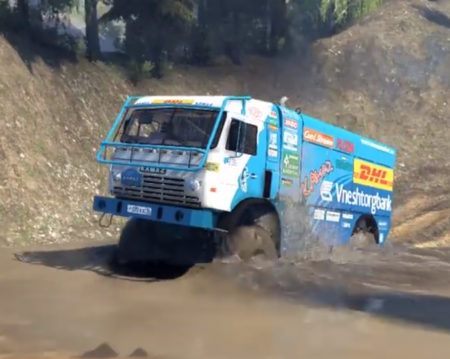 Скачать мод грузовик КамАЗ 49252 для Spintires 2014
