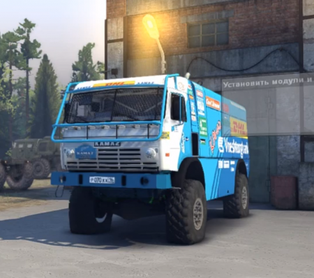 Скачать мод грузовик КамАЗ 49252 для Spintires 2014