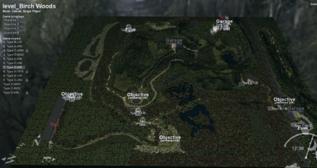 Карта "Берёзовый лес" для SpinTires 2.1.2015