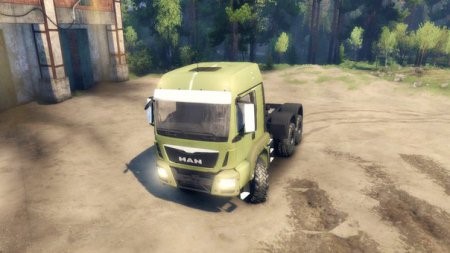 Скачать мод грузовик MAN TRUCK – SPIN TIRES 2014