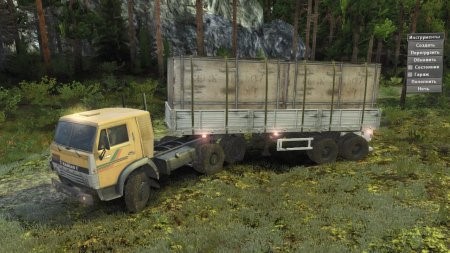Скачать мод грузовик КамАЗ-55118 для Spintires v. 03.03.16