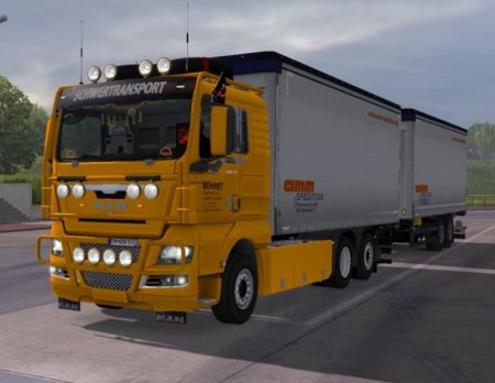 Скачать мод грузовик MAN TGX 2010 v.3.8 для Euro Truck Simulator 2 v. 1.27- ...