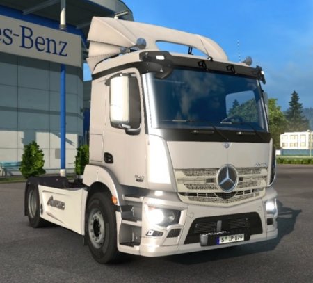 Скачать мод грузовик Mercedes-Benz Antos-1840 v.23.05.17 для Euro Truck Sim ...