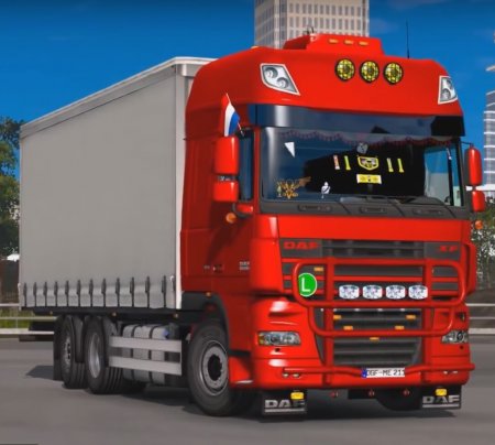 Скачать мод грузовик DAF XF 105 v.4.9 для Euro Truck Simulator 2 v. 1.27