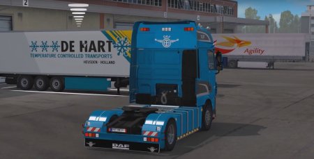 Скачать мод грузовик DAF XF Euro 6 v.08.08.17 для Euro Truck Simulator 2 v. 1.28