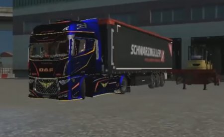 Скачать мод грузовик DAF Evo v.2 для Euro Truck Simulator 2 v. 1.22-1.26