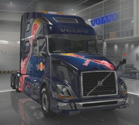Скачать мод грузовик Volvo VNL 780 Truck Shop v.3 для Euro Truck Simulator 2 v. 1.27