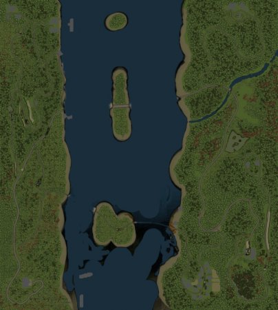 Скачать мод карта «Большая река» для Spintires v. 03.03.16