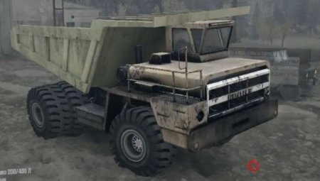 Скачать мод грузовик БелАЗ 540 версия 01.11.17 для Spintires MudRunner