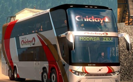 Скачать мод автобус Modasa Zeus 3 для Euro Truck Simulator 2 v. 1.28-1.30
