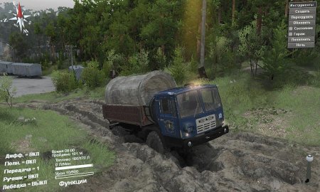 Скачать мод грузовик КАЗ-4540 «Колхида» для Spintires v. 03.03.16