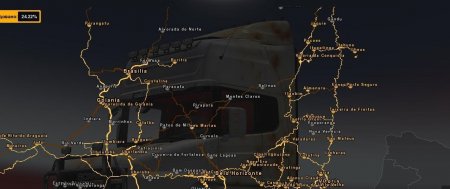 Скачать мод карта Бразилии «EAA Normal» v.4.6 для Euro Truck Simulator 2 v. 1.31