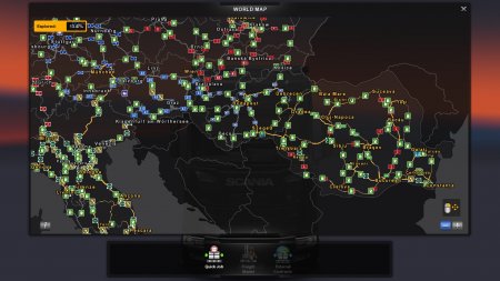 Скачать мод карта Румынии для Euro Truck Simulator 2 v. 1.31