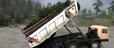 Скачать мод грузовик КАЗ-4540 «Колхида» для Spintires MudRunner