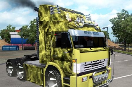 Скачать мод грузовик Камаз-54115 Turbo V8 v.21.09.18 для Euro Truck Simulator 2 v. 1.26-1.32