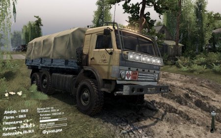 Скачать мод грузовик КамАЗ-43114 для Spintires v. 03.03.16