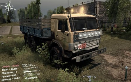 Скачать мод грузовик КамАЗ-43114 для Spintires v. 03.03.16