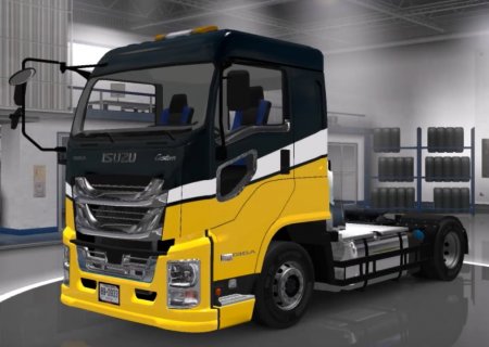 Скачать мод грузовик Isuzu Giga для Euro Truck Simulator 2 v. 1.27