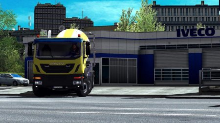 Скачать мод грузовик Iveco Hi-Land Concrete Mixer для Euro Truck Simulator 2 v. 1.32-1.34