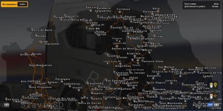 Скачать мод карта «Brasil Total» версия 11 для Euro Truck Simulator 2 v. 1.33-1.34