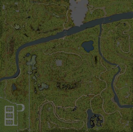 Скачать мод карта «The Forest Roads» для Spintires v. 03.03.16