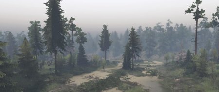 Скачать мод карта «The Forest Roads» для Spintires v. 03.03.16