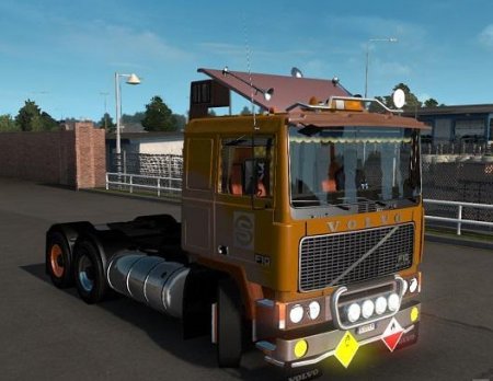 Скачать мод грузовик Volvo F10/F12 v.11.08.19 для Euro Truck Simulator 2 v. ...