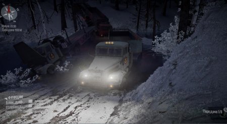 Скачать мод карта «Dark Forest Snow» для Spintires MudRunner
