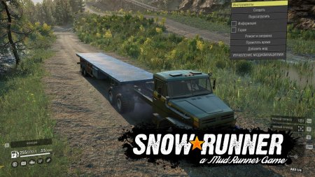 Скачать мод грузовик Truck Voron для SnowRunner