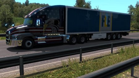 Скачать мод грузовик Mack Anthem v1.1 для Euro Truck Simulator 2 v. 1.37